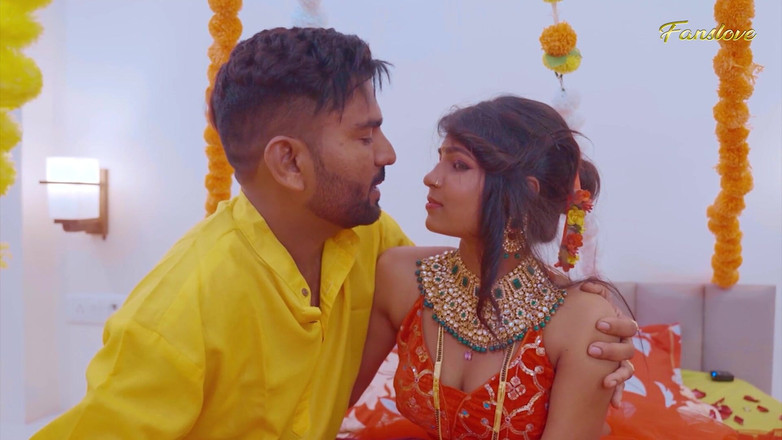 Mr Entertainer: Slanke Bhabhi genoot van haar eerste Suhagrat-nacht en neukte hard