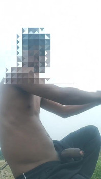 Outdoor Roadside Gay Men Masturbation Sex Video