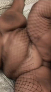 Hot big ass fishnet BBW ebony fucked from BBC