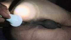 So That I Fuck My Ass Pussy with a Light Bulb