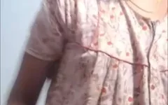 Full Enjoyed Customer in Video Call Indian Tamil Aunty