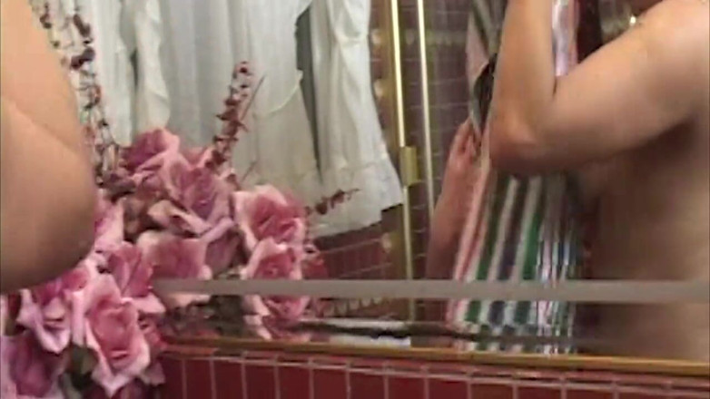THAGSON RETRO: Bollard Grinding Slut Drools in Lesbian Shower Orgy