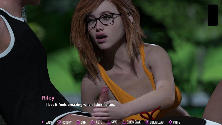 LustSaga: Kings facultate 139 - Labă secretă moonlight a lui Riley în parc
