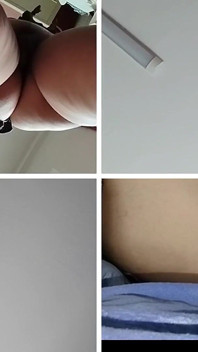 Amateur Wife Fingers Pussy Orgasm with Moans. Latina Big Ass, Big Tits.