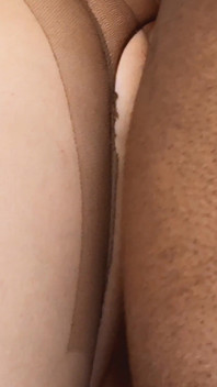 Chubby Mature Nurse with Big Naturals Wearing Pantyhose Takes Black Cock