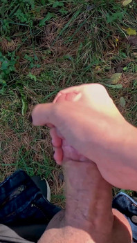 Tự nhiên nghịch ngợm sụt cu - pov nam ngoài trời sụt cu xuất tinh khổng lồ