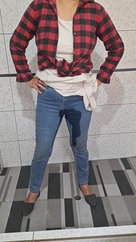 Jeans Wet with Pee