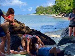 Lost in Paradise - Caught fucking on a lonely beach