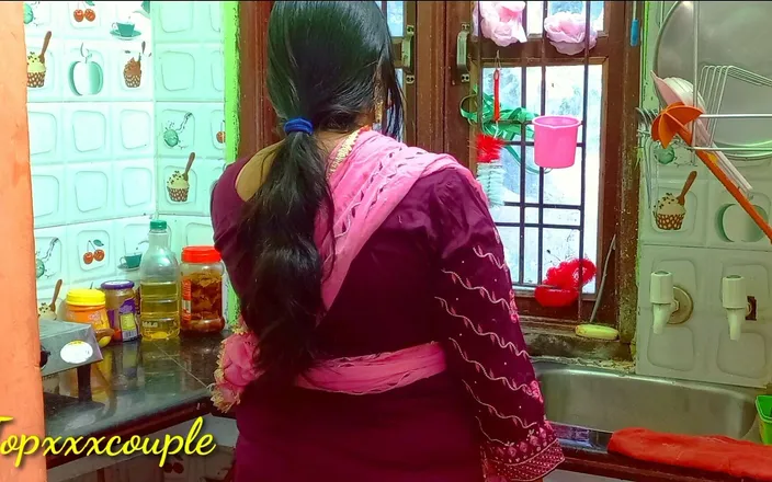 Topxxxcouple: Indian Desi Maid Kitchen Fuck