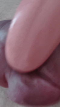 He Spermed Partially and Continued Masturbating