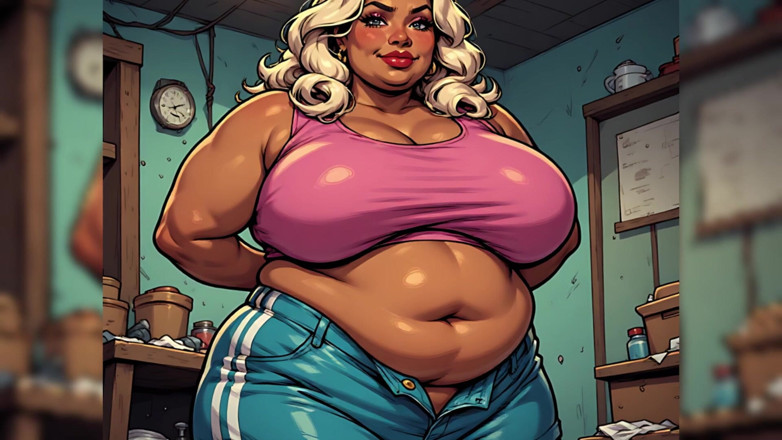 AI Porn: GRUBA Grubaska Laska Art