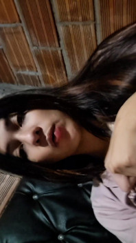 Latina Touches Herself on Video Call