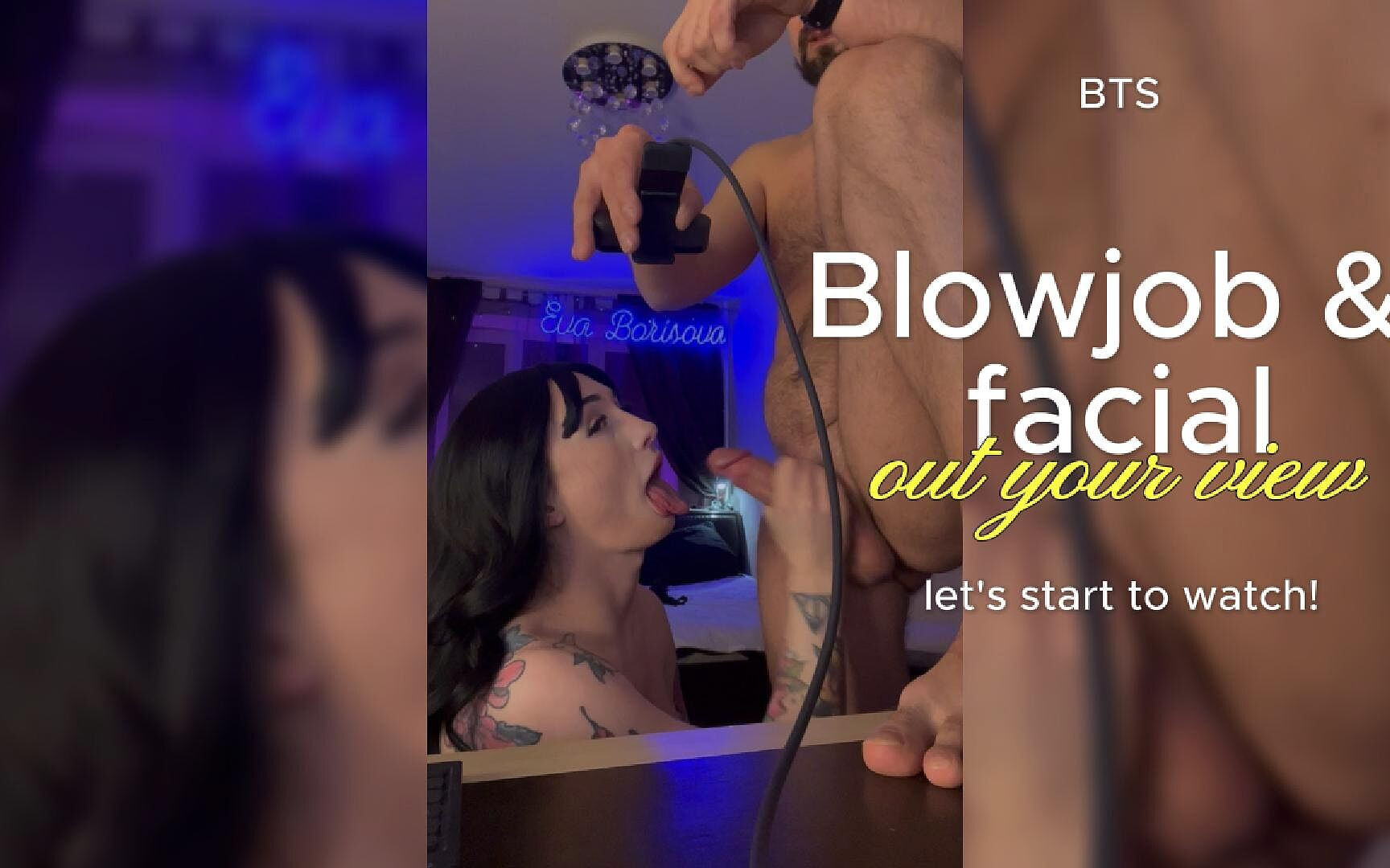 Behind the Scenes of a Webcam Show: Brunette Trans Girl Eva Borisova in Action - BeckhamCC Trans Collection