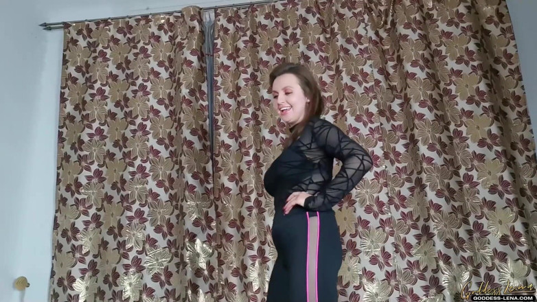 Goddess Lena: Çoraplı mastürbasyon su finali