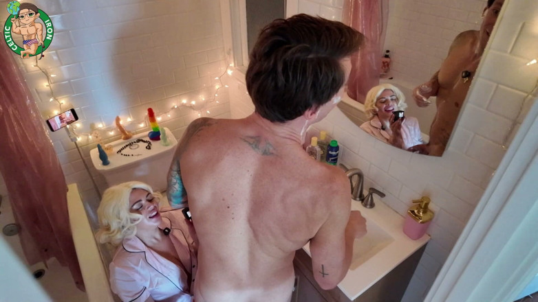 Celtic Iron: Blonde Big Boobs Bathroom Doggystyle Marilyn Monroe Mega Mix 4K