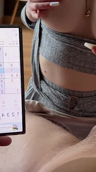 My Stepson Plays Sudoku and I Play with His Cock!!
