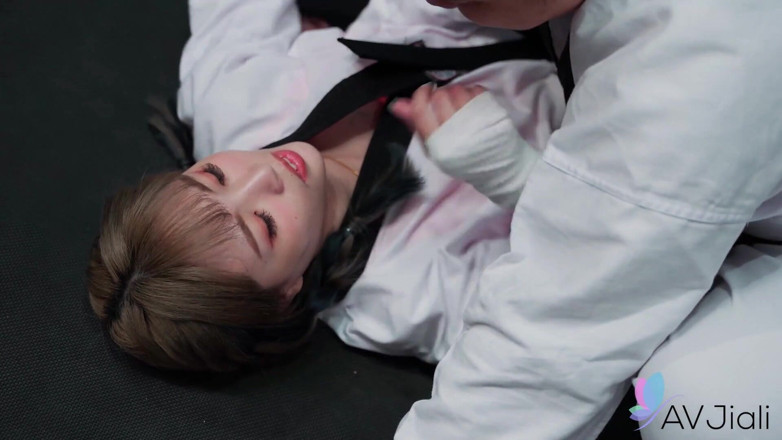 AV Jiali: Bad Bad Fucks Her Karate Master in the Dojo