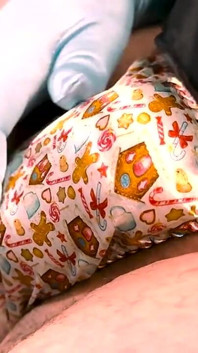 Permainan thong Gingerbread satin