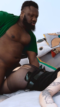 Sexy Brunette Maddy Moon Has Sex with Her First Black Guy and Wears Pantyhose for Him