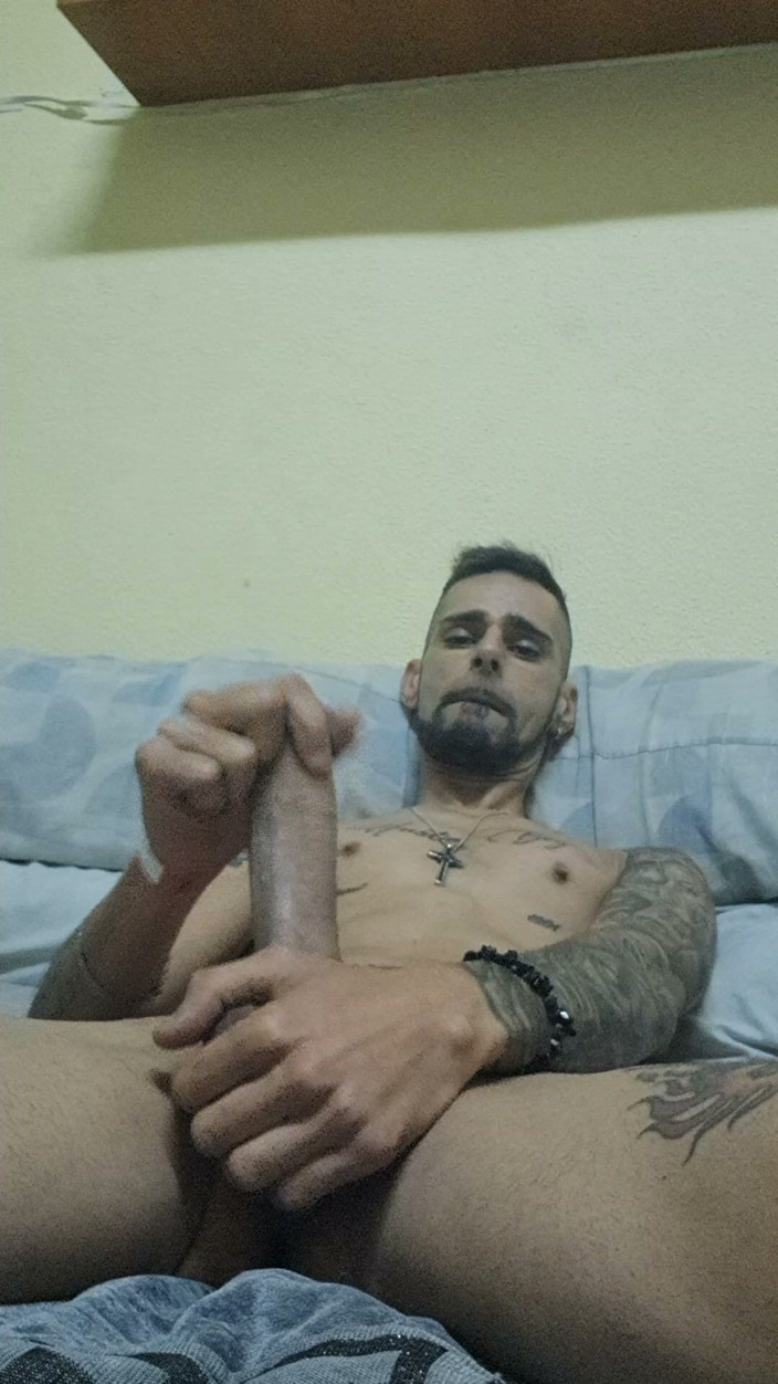 AlexxBlackk: Jerk off on the Sofa