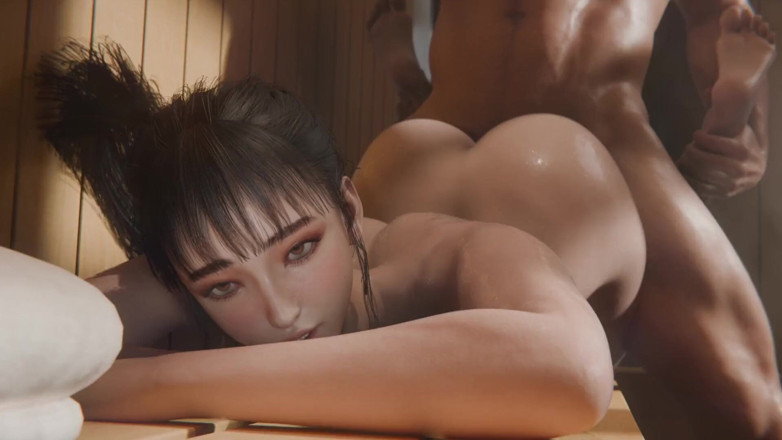 PixelAftDark: Єва відтрахана в сауні - waifuenjoyer (зоряне лезо 3d анімація)