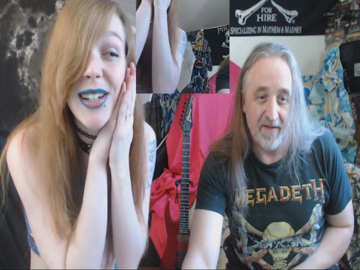 GamerGirlRoxy: Roxy와 Lee Camming 블로우 섹스, 블루 립스틱