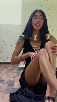 Fantazie starověkého egyptského otroctví Giselle Amore - POV čeká na božskou zdrženlivost!