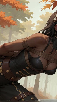 Nikmati kenikmatan oral dengan mega-pelacur berambut gelap yang ceroboh di hutan musim gugur. Ini pertama kalinya aku bare hook-up