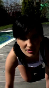 Sandra Black Excites Having Two Cocks Around, One in Her Ass and the Other in Her Mouth Frank and Lauro