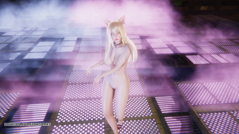 3D-Hentai Games: Meovv - 야옹 Ahri 섹시한 Kpop 벌거벗은 댄스 리그 오브 레전드 헨타이
