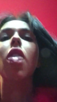 Arrogant Red Fur Boot Princess Spitting and Stomping Object POV!