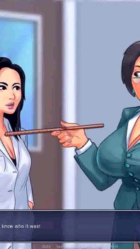 Summertime saga：熟女教授用假阳具在大学里走来走去 第73集