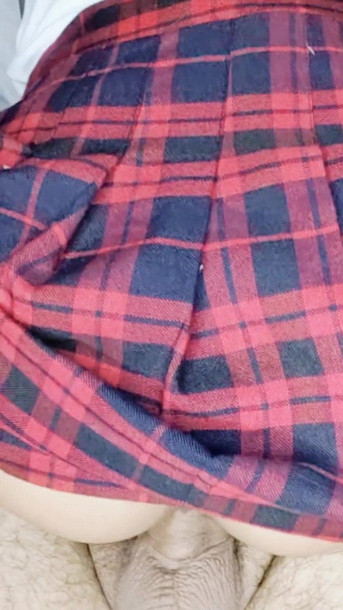 MynameisJuly: Schoolgirl in High College Uniform Has Sex with Street Perverts