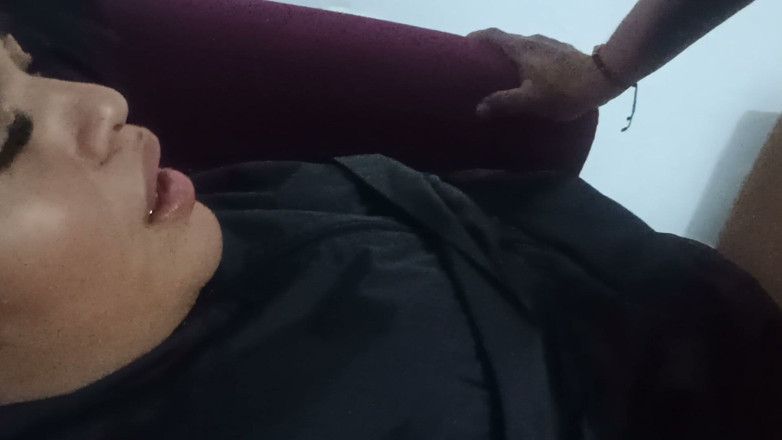 AngyAmazon: Friend Rubbing His Cock Against My Pussy and Fucks Me...