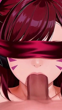 60 Frames, 1080p, D.va the Second Episode, the Innocent and Adorable Dva, Along with a Perfect Artful Oral Sex Scene. Blowjob,