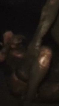 Muddy MILF Takes Thick Cock in Both Holes