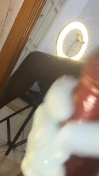 BBC Nursing Student Oil Stretching His Cock for Cum