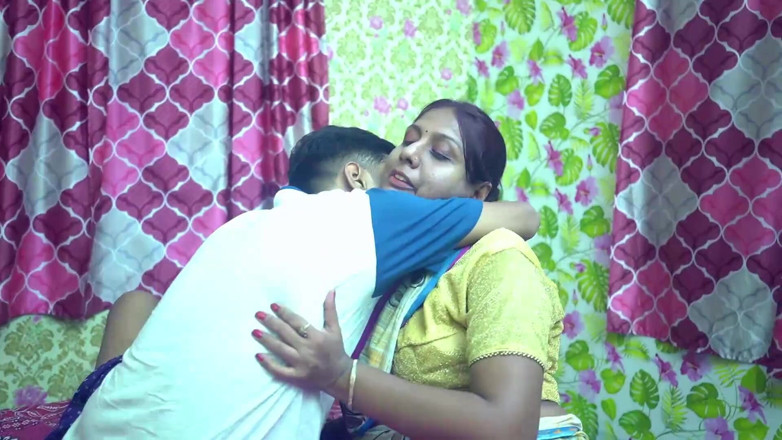 BIREA: Desi Jhuma Stepaunty(big Boobs)fucking with Her Step Son