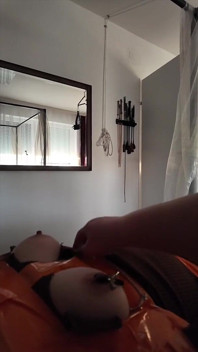 Partie 2 - bondage sur bande, fessée, BDSM aux tétons, orgasmes