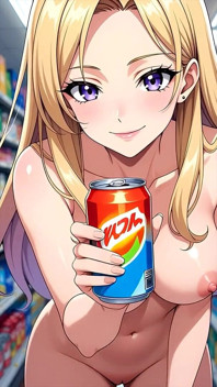 Naked Big Breast Anime Girls Grocery Shopping