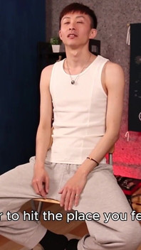 No.ksgh10 Climax Labs ep.49 White Tank Top's Man, heeft een langdurige enorme pik en super dikke spermastralen! Afl.1-4