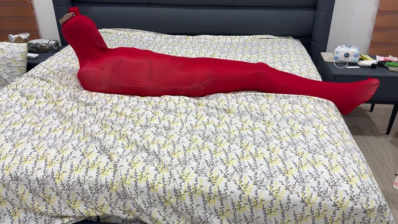 Asian foot goddess: Мумификация в колготках, окутывание чулок, бондаж на все тело