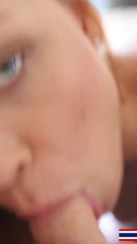 EuroSexDiary redheaded european babe rides big dick