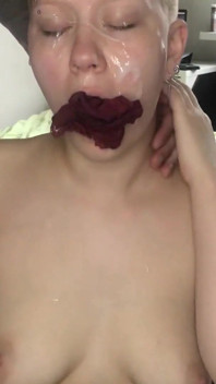 Cover Face with Thick Cum-load