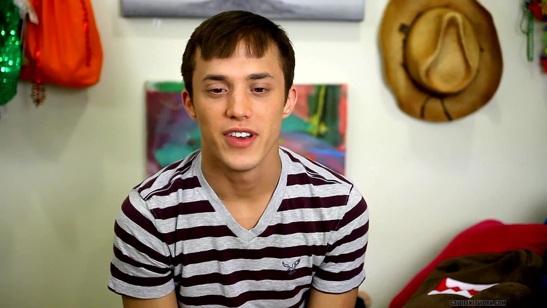 Lollipop Twinks: Experiente top Brice Carson fala sobre tentar fundo!
