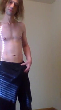 Mtf Aroused in Only Track Pants