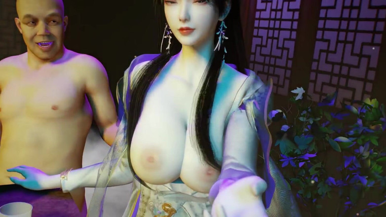 Why fuck so hard: 3d - stripper de enormes tetas provocando la gran polla para...