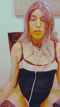 Sissy Crossdresser Touching Herself