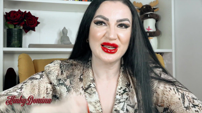 KinkyDomina: L'insegnante rumena ti incanta con il suo rossetto rosso