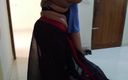 Aria Mia: Stiefzoon neukt terwijl ze Saree Tamil hete tante draagt voor...